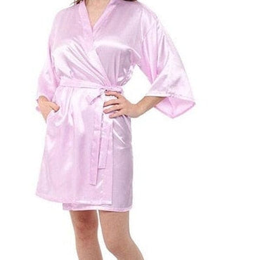 Silk Satin Kimono Night Dress