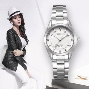 Fashionable Ladies Rhinestone Quartz Watch - east2cart.uk