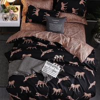 LOVINSUNSHINE Duvet Cover King Size Queen Size Comforter Sets Leopard Printing Bedding Set AB#196 - east2cart.uk