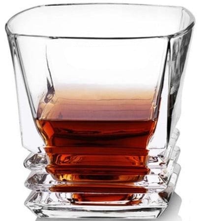 Transparent Crystal Multi Pattern Whisky Glass - east2cart.uk