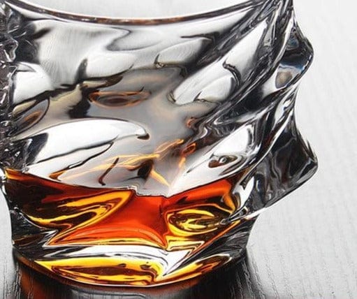 Transparent Crystal Multi Pattern Whisky Glass - east2cart.uk