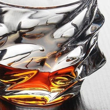 Transparent Crystal Multi Pattern Whisky Glass - east2cart.uk