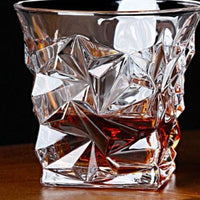 Transparent Crystal Multi Pattern Whisky Glass - east2cart.uk