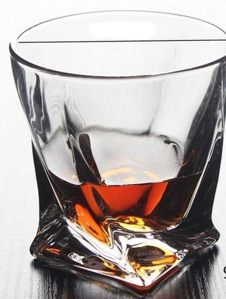 Transparent Crystal Multi Pattern Whisky Glass - east2cart.uk