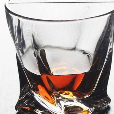 Transparent Crystal Multi Pattern Whisky Glass - east2cart.uk