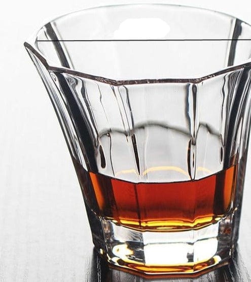 Transparent Crystal Multi Pattern Whisky Glass - east2cart.uk