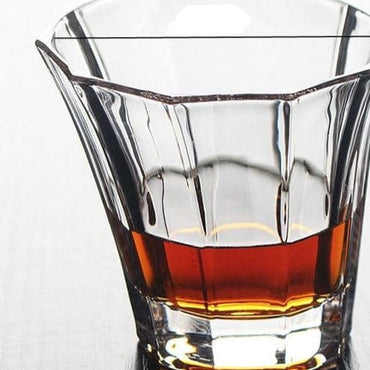 Transparent Crystal Multi Pattern Whisky Glass - east2cart.uk