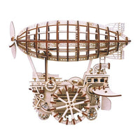 Robotime DIY 3D Wooden Mechanical Puzzle  Model Building Kits Laser Cutting Action by Clockwork Gift Toys for Children LG/LK/AM - east2cart.uk