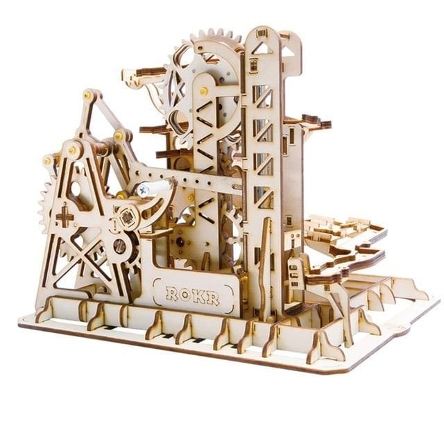 Robotime DIY 3D Wooden Mechanical Puzzle  Model Building Kits Laser Cutting Action by Clockwork Gift Toys for Children LG/LK/AM - east2cart.uk