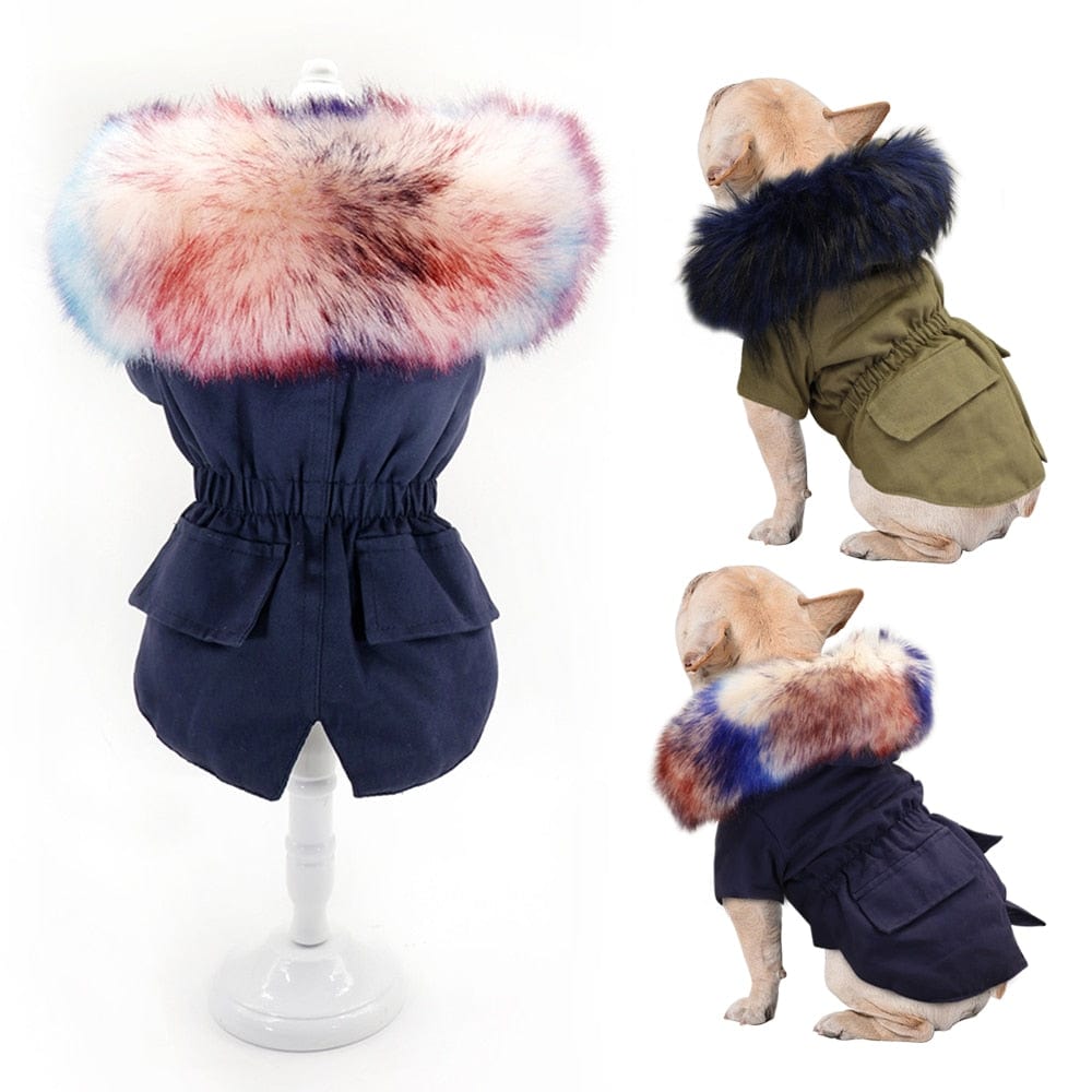 Luxury Fur Dog Coat