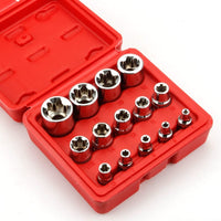14pcs/set E Torx Star Bit Socket Set
