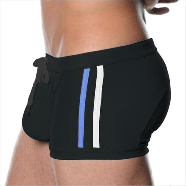 Men swim briefs swimsuit sexy gay penis pouch swimwear surf boardshorts beach Wear swim shorts swimming trunks - east2cart.uk