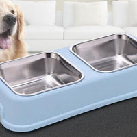 Dogs Double Bowl Feeding Dish - east2cart.uk
