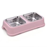 Dogs Double Bowl Feeding Dish - east2cart.uk