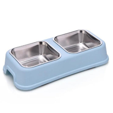 Dogs Double Bowl Feeding Dish - east2cart.uk