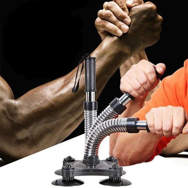 Power Strengthener Fitness Equipment Bodybuilding Arm Exercises Wrist Trainer Portable Spring Steel Gym Hand Gripper Wrestling - east2cart.uk