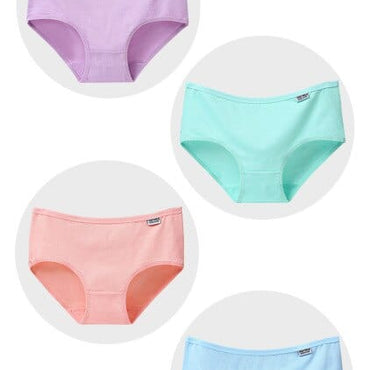 5 Pcs/ Girls Cotton Underwear