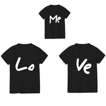 Love Letter Print Family T-shirts