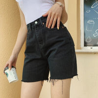 Slim Denim Bermuda Shorts - east2cart.uk