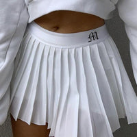White Tennis Mini Skirt - east2cart.uk