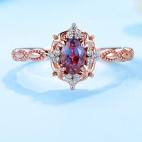 Synthetic Alexandrite Gemstone Ring - east2cart.uk