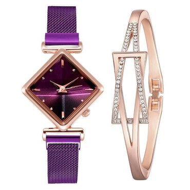 Ladies Luxury Quartz Magnet Watch