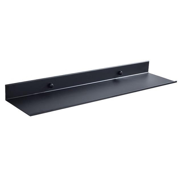 Wholesale Promotion Bathroom Accessories 30-50cm Modern Matt Black Bathroom Shelves Kitchen Wall Shelf Shower Bath Storage Rack - east2cart.uk