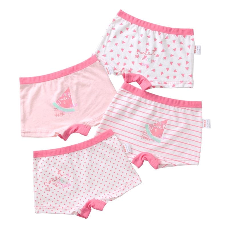 Girls Cotton Underwear 4pcs/lot