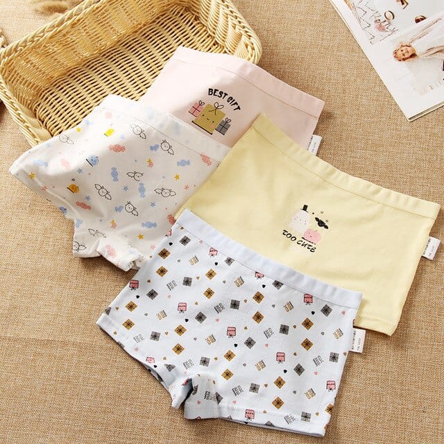 Girls Cotton Underwear 4pcs/lot