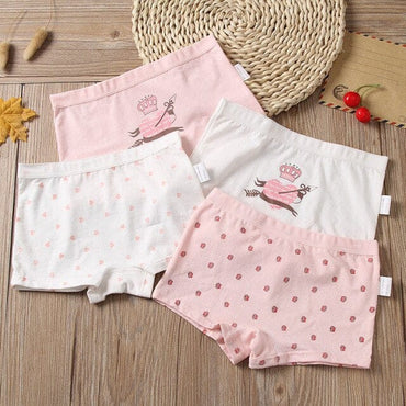 Girls Cotton Underwear 4pcs/lot