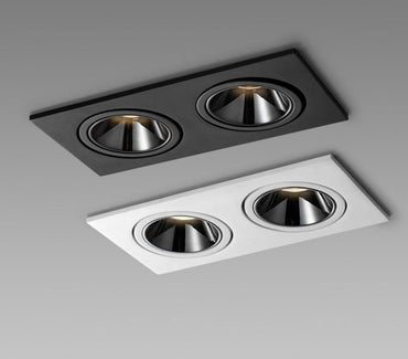 Double Head LED Recessed Ceiling Downlight