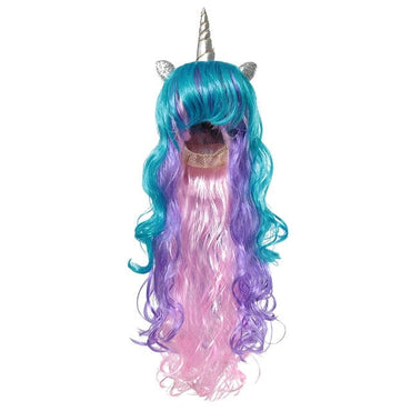 Girls Synthetic Mermaid Evie Cosplay Wig