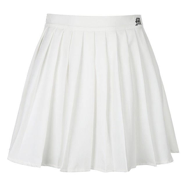 White Tennis Mini Skirt - east2cart.uk