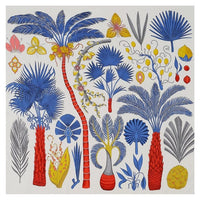 LESIDA Luxury Brand Design Palm Tree Winter Square Scarf 130cm Twill Silk Scarf Women Kerchief Scarves For Ladies Shawl - east2cart.uk