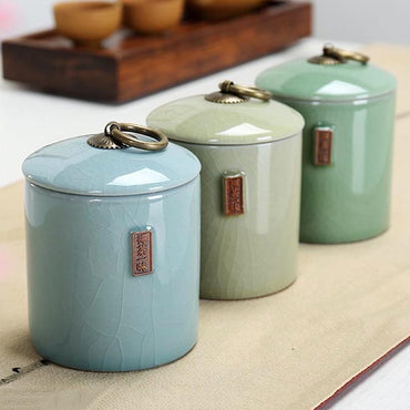 3 Colors Airtight Tea Containers - east2cart.uk