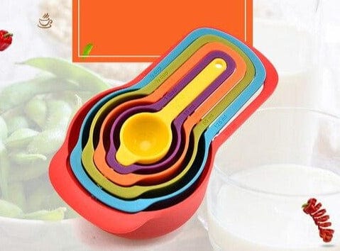 6-Piece Rainbow Stackable Measuring Cups