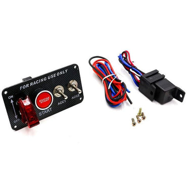 12V LED Toggle Ignition Switch Panel