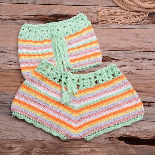 Handmade Crochet Knitted Swimsuit - east2cart.uk