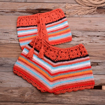 Handmade Crochet Knitted Swimsuit - east2cart.uk