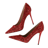 Sexy Gold Silver Ladies High Heels