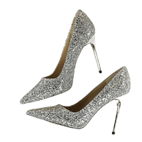 Sexy Gold Silver Ladies High Heels