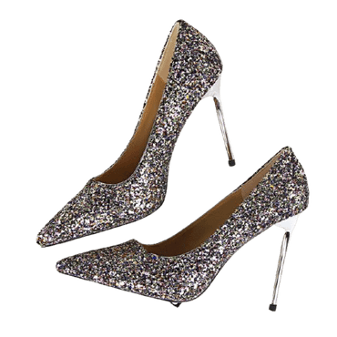 Sexy Gold Silver Ladies High Heels