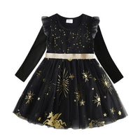 Girls Unicorn Long Sleeve Dress