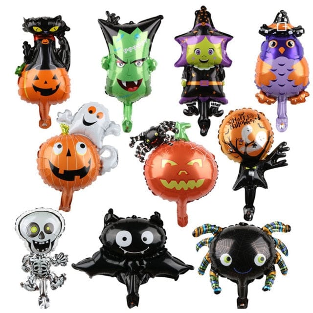 50pcs Halloween Assorted Balloon Decorations