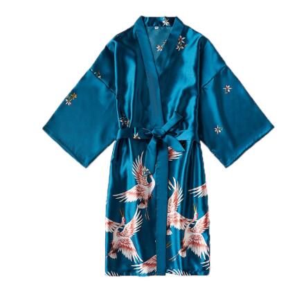 Femme Silk Kimono Dressing Gown