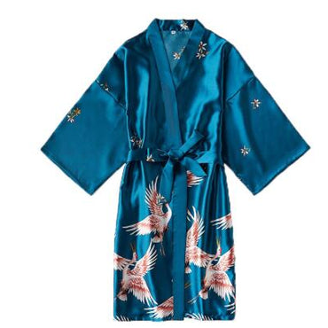 Femme Silk Kimono Dressing Gown