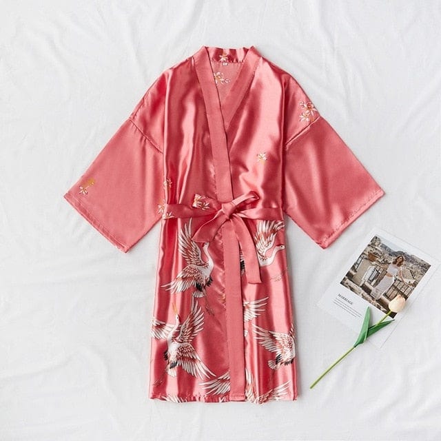 Femme Silk Kimono Dressing Gown