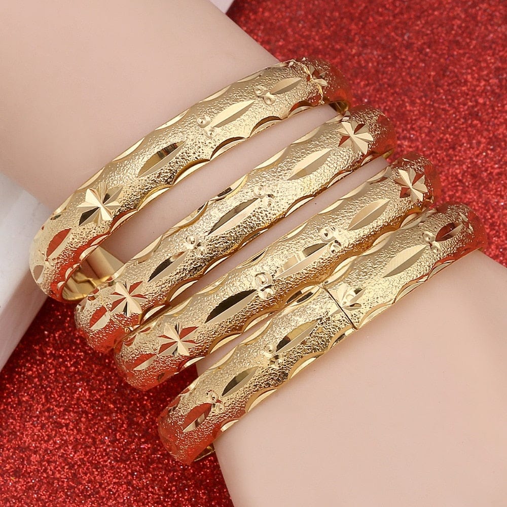 24k Gold Charm Bracelet - east2cart.uk