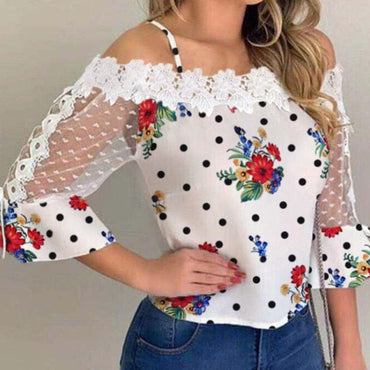 Ladies Stylish Floral Print Blouse - east2cart.uk