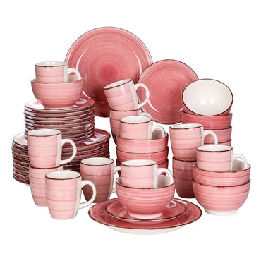 16/32/48-Pieces Vintage Ceramic Dinnerware Set
